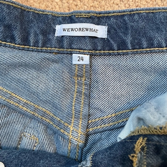 NWOT WeWoreThat vintage inspired mom jeans medium wash size 24 - Picture 7 of 7